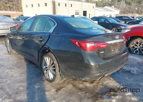 2023 Infiniti Q50 Luxe Awd z USA, uszkodzony, nr VIN JN1EV7BRXPM543227